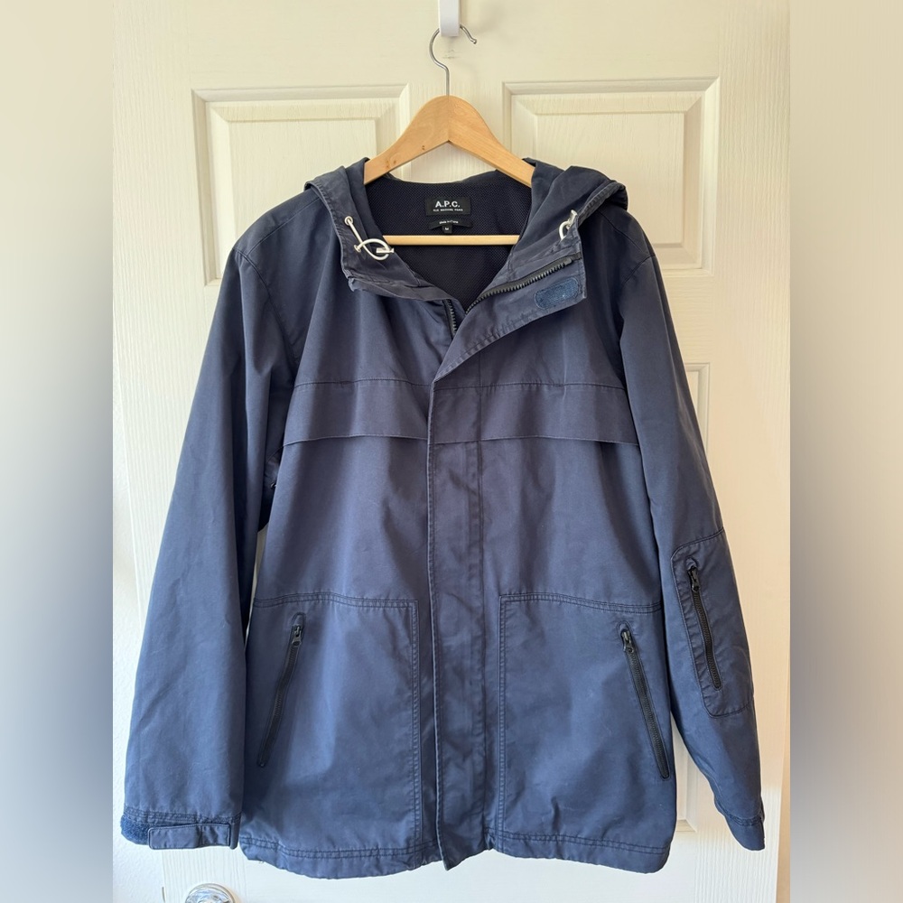 A.P.C. Men’s Hooded Jacket - size Medium